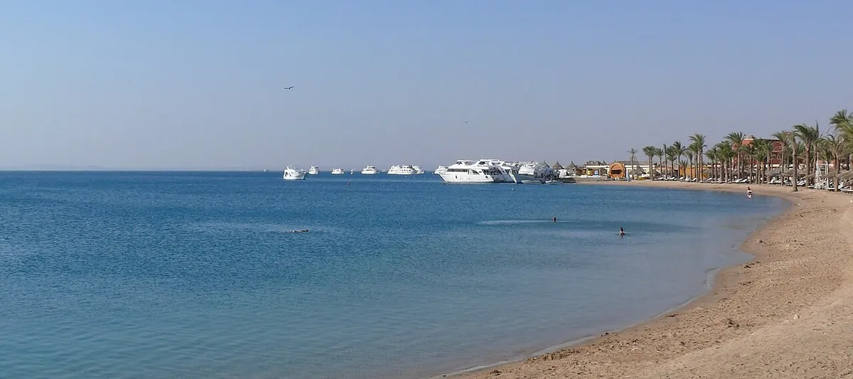 Пляж Хургады на Красном море